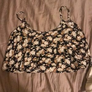 Floral crop top